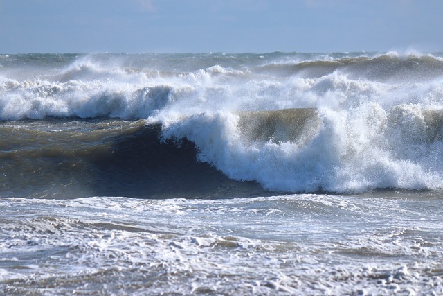 mar agitado