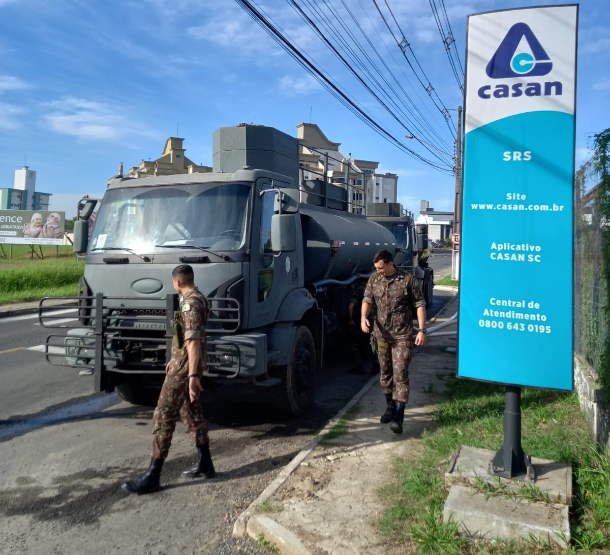Foto CASAN Água Exército RS