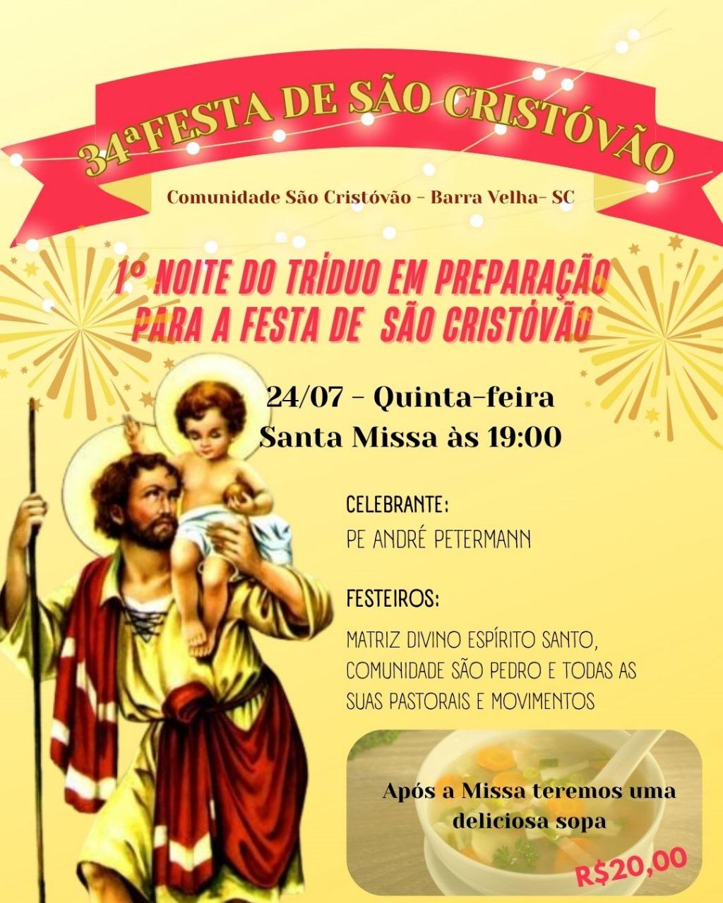 festa de são cristovão