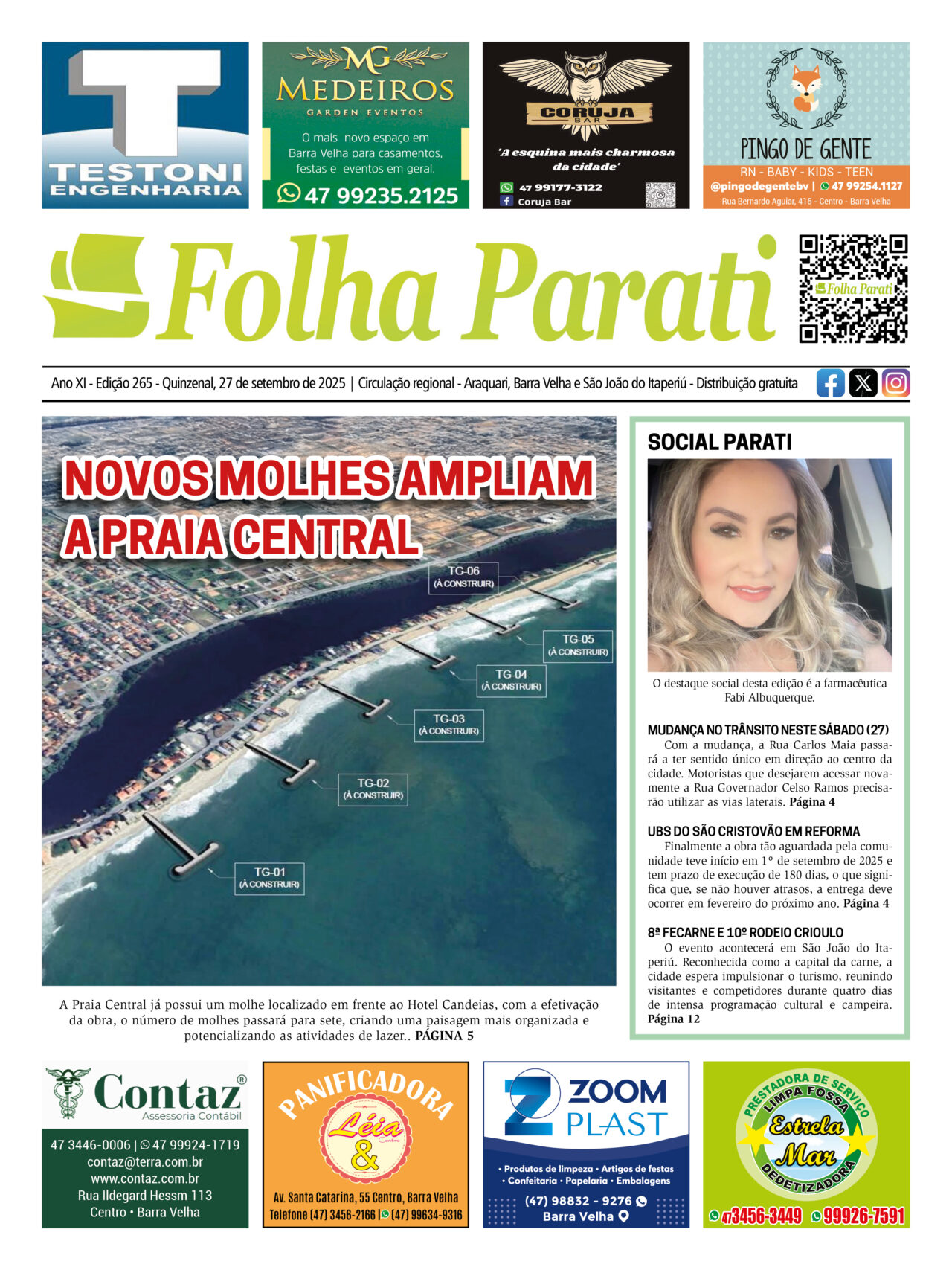 Folha Parati 265 capa